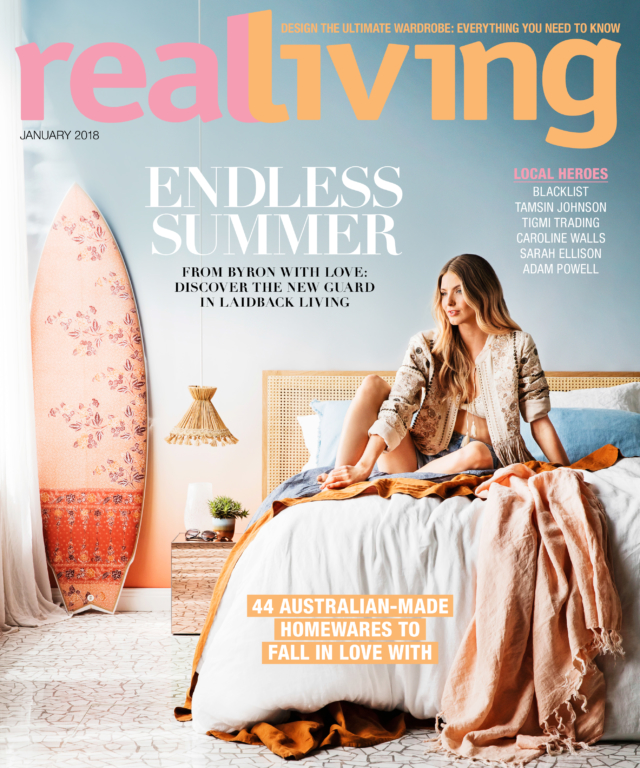Another one of Kerrie-Ann's Real Living covers. Photo by Maree Homer