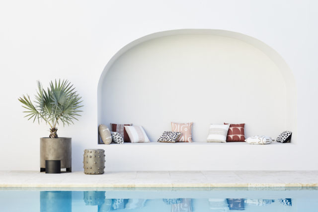 The lovely new Coco Republic outdoor cushion range