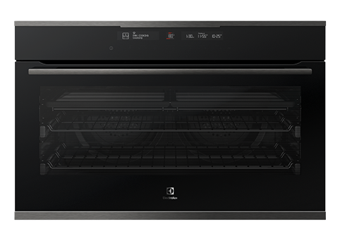 Electrolux 90cm dark multifunction steam oven