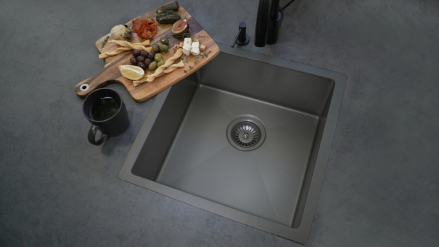 Lavello sink in gun metal