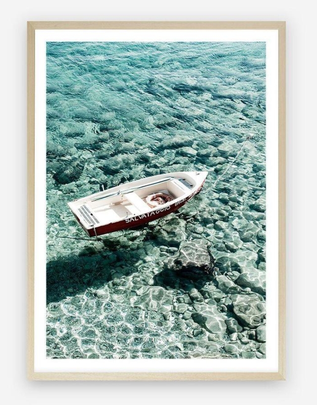 Capri Boat print