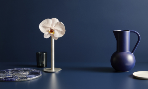 Laminex 'French Navy' pairs beautifully with Dulux 'Pacific Line'