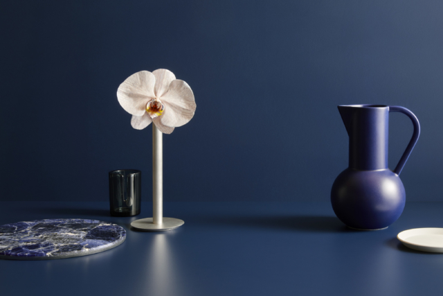 Laminex 'French Navy' pairs beautifully with Dulux 'Pacific Line'