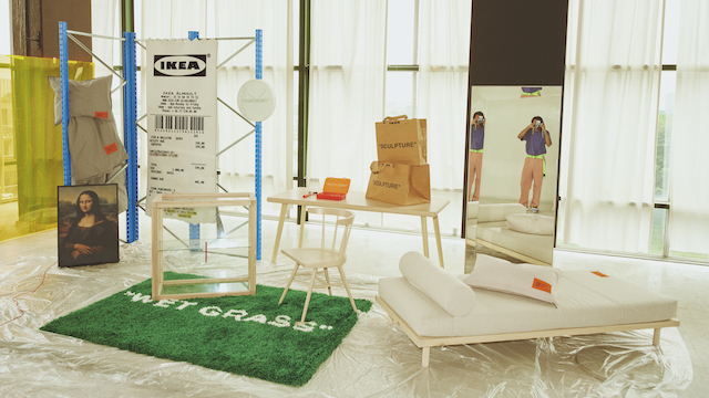 Virgil Abloh adds giant receipt rug to upcoming IKEA collection