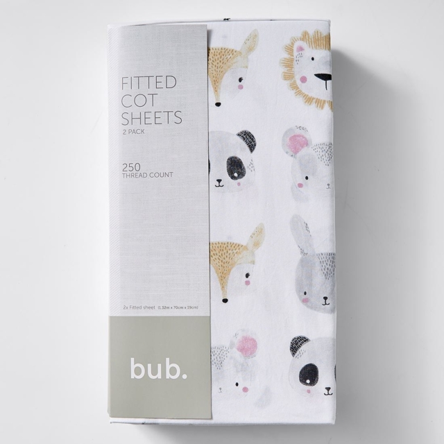 target baby cot sheets