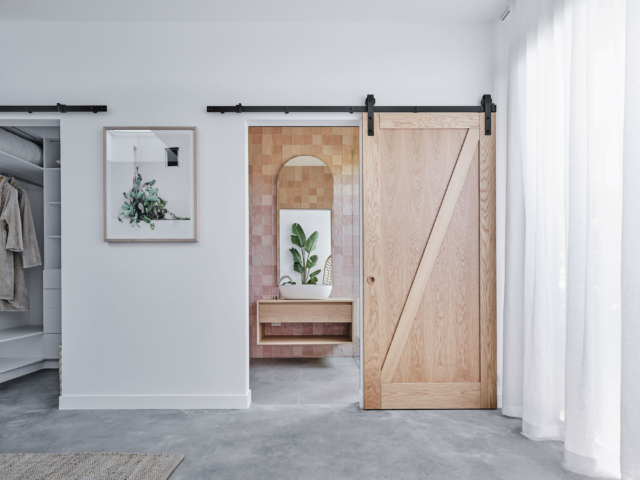 Barn doors feature throughout The Designory's latest project