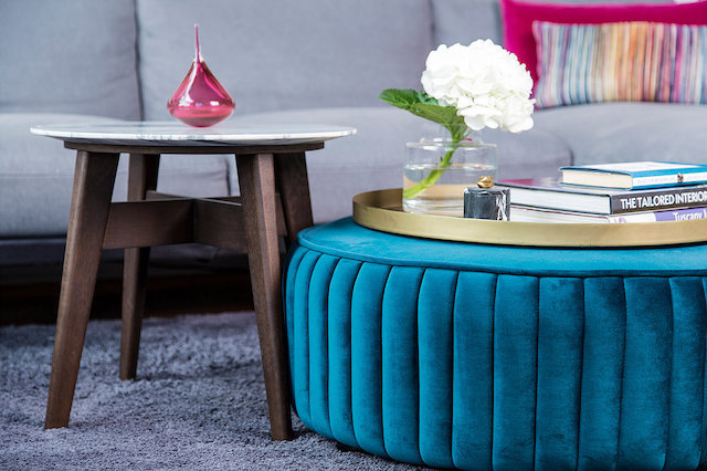 The Grand Diva is a large, coffee-table sized ottoman