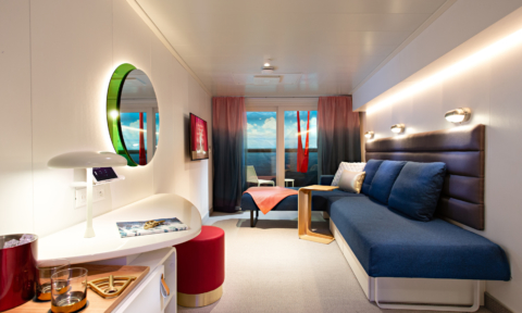 One of the passenger cabins