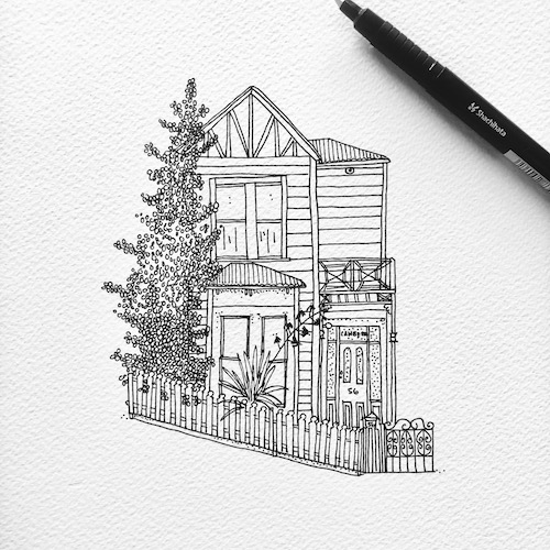 Georgia Draws A House