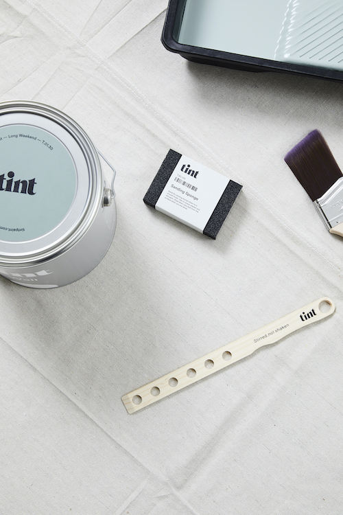Tint also offers a full range of painting accessories and tools including rollers, trays, drop sheets and tape.