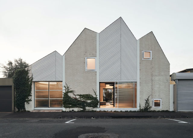 The house from the laneway