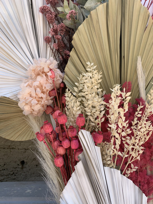 A Floral Army arrangement made from preserved flowers