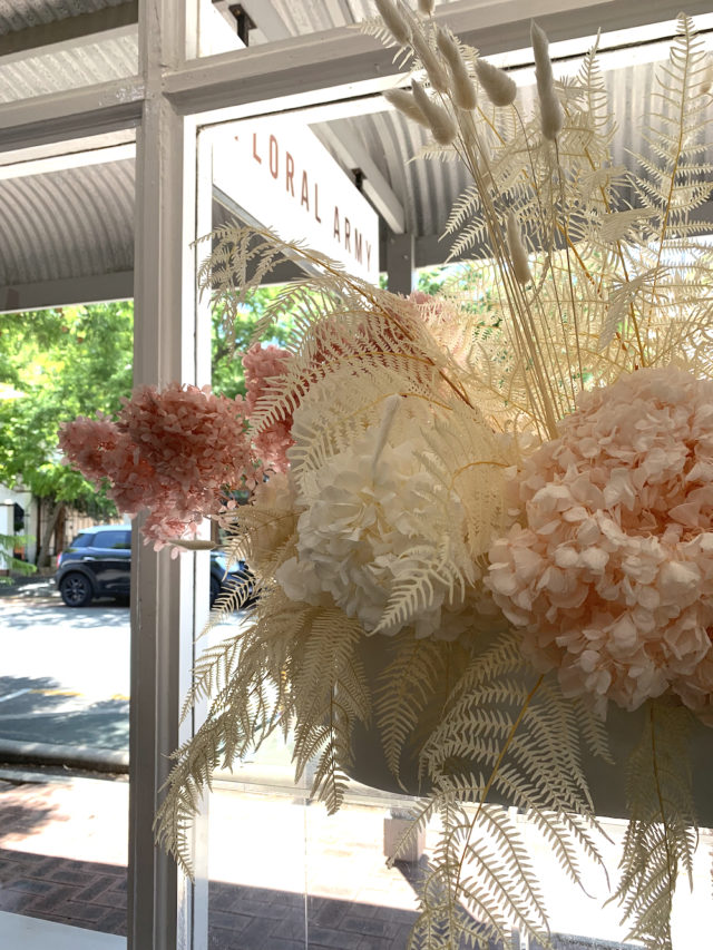 Unlike dried flowers, preserved flowers maintain their colour and shape