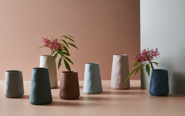 The Tulip range has been expanded to include a rich terracotta tone