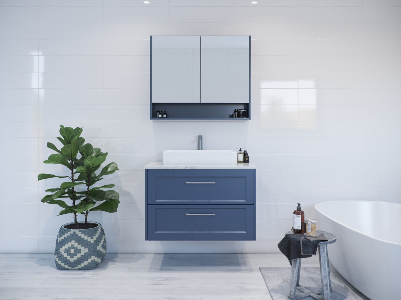 Blue australia bathroom vanities