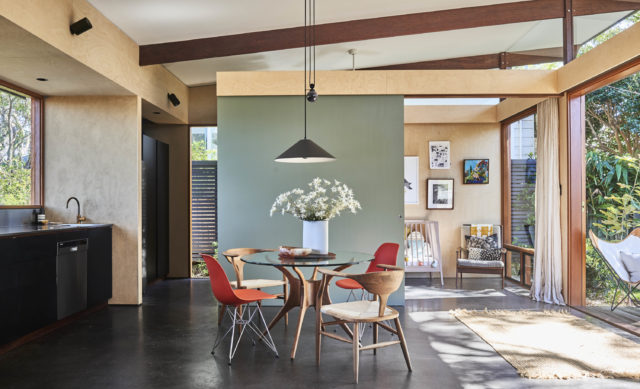 Dulux Colour Awards 2020 – Residential Interior. Angophora Pavillion by Ava Shirley Architect. Photographer: Michael Nicholson and James Deck