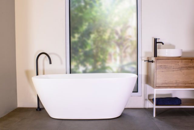 The 'Acacia' freestanding bath