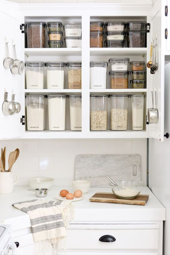 Baking Cupboard Organization by TIDBITS #organization #kitchen