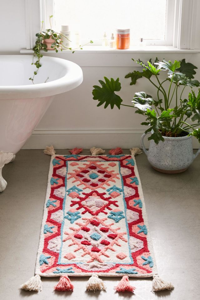 shaped bath mats