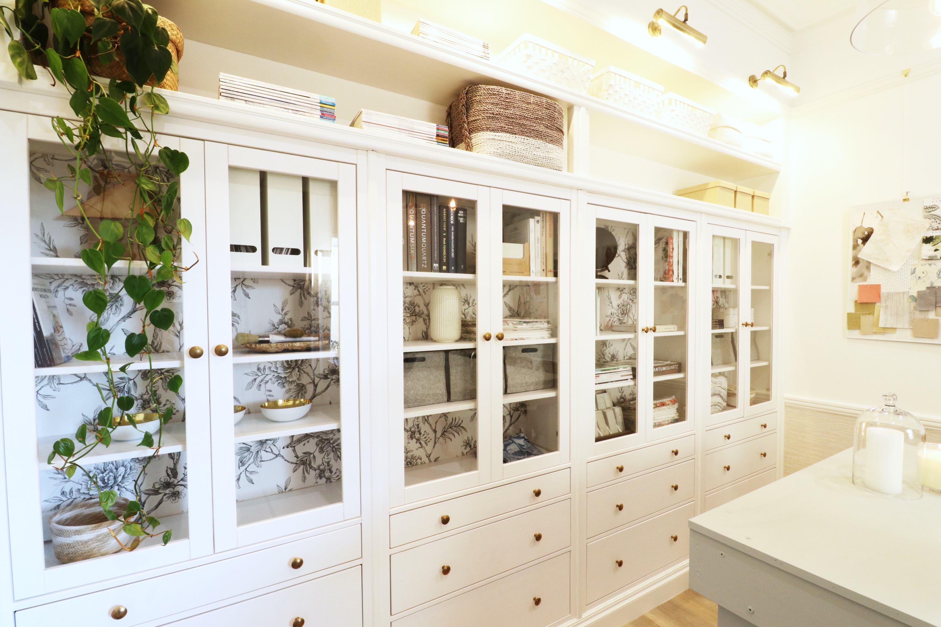 Design Hack! Display Dishes In China Cabinet With Baskets