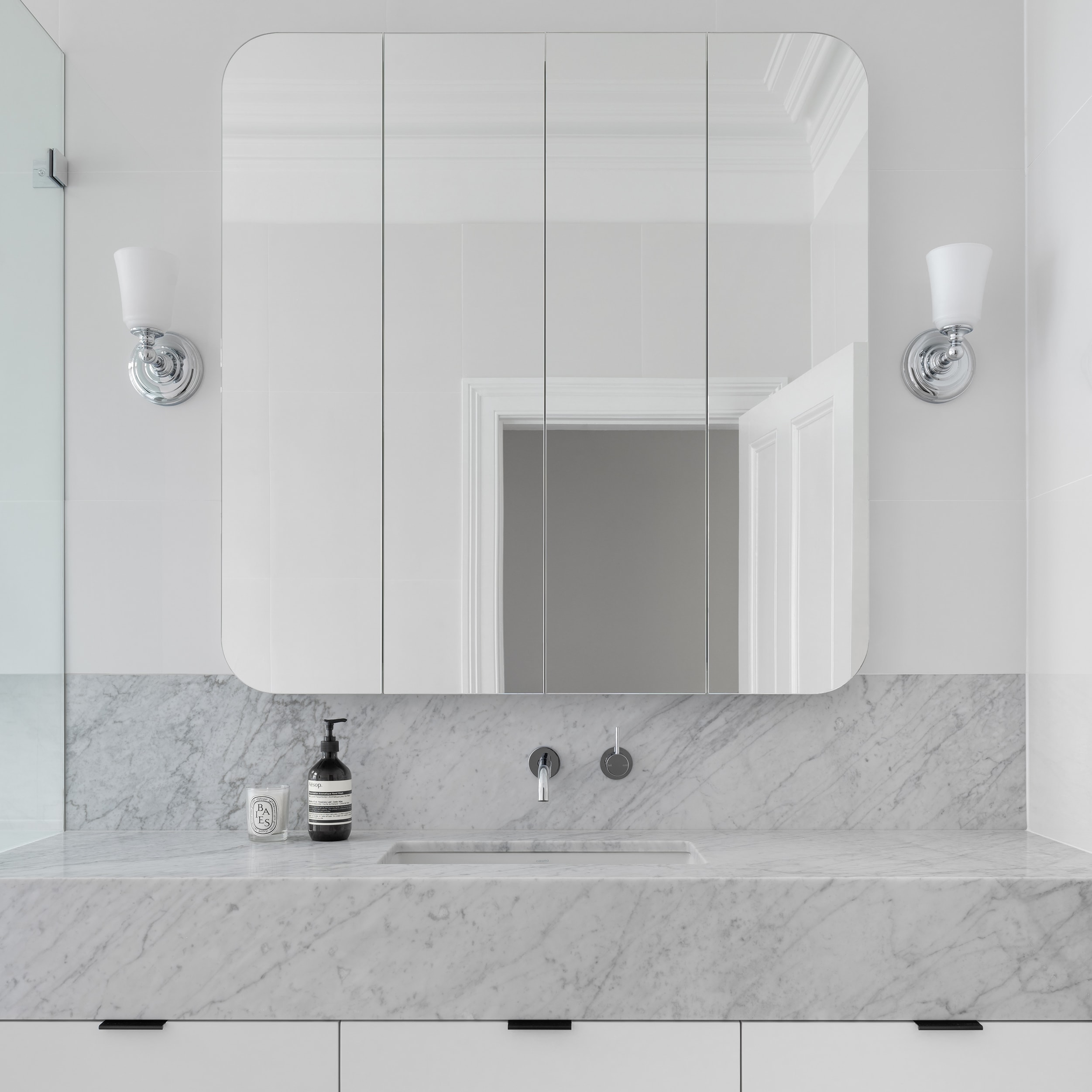 Bathroom transformation: elegant update of a tired 1980s layout - The ...