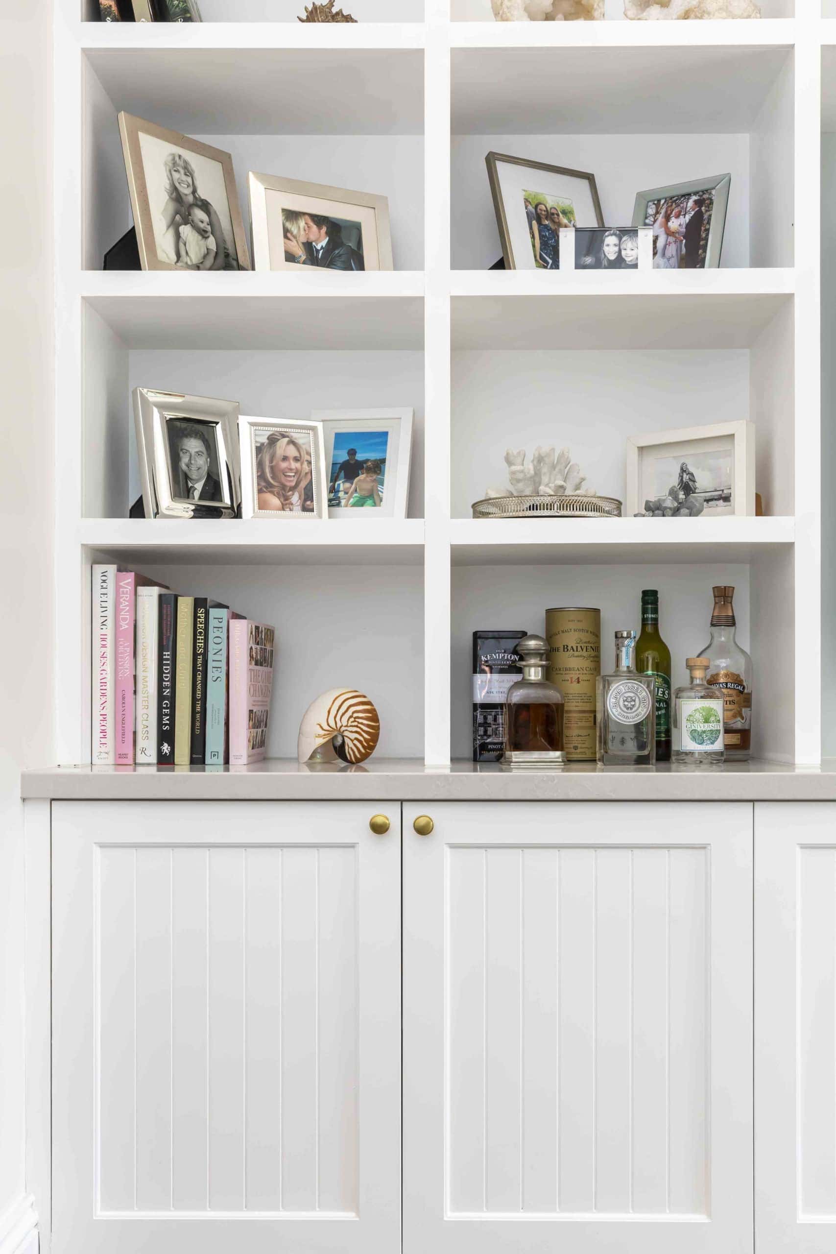 Living room cabinetry