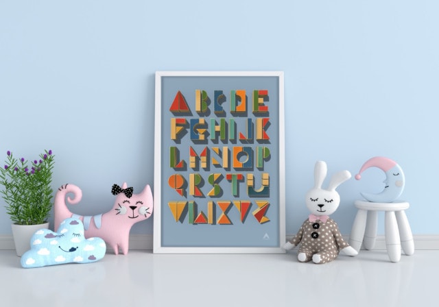 Alphapop print