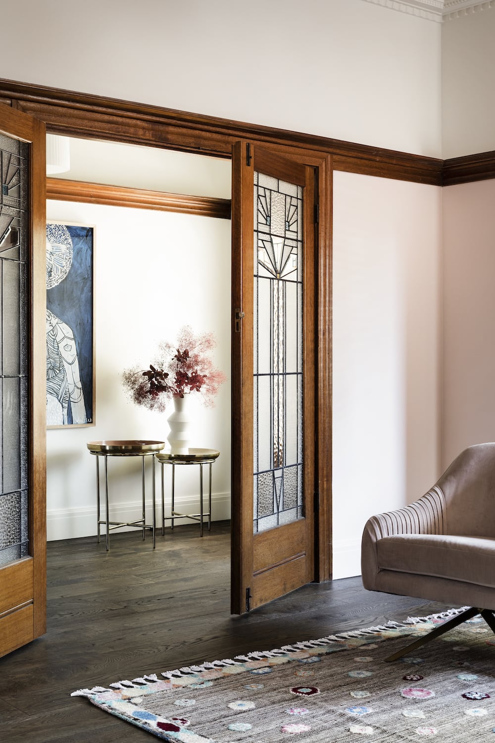 Art Deco Melbourne home renovation a colourful blend of old and new