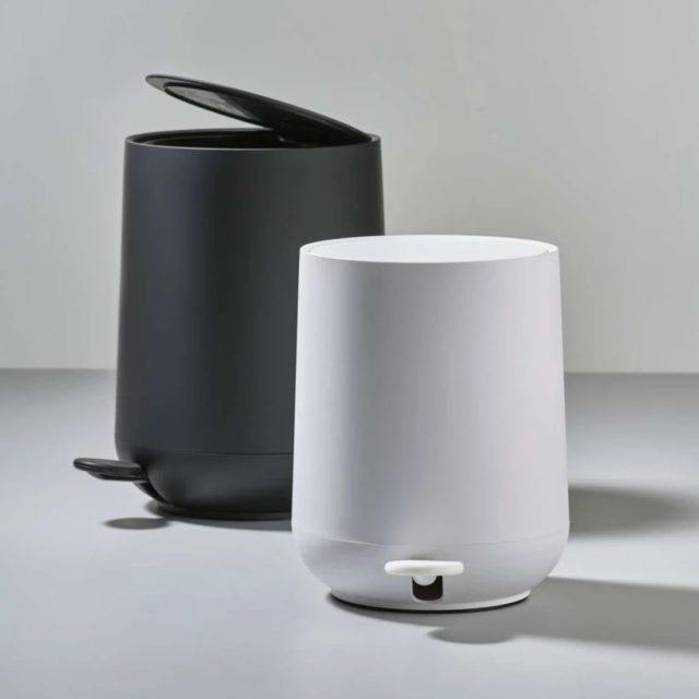 The Nova pedal bin by Zone Denmark is another popular style