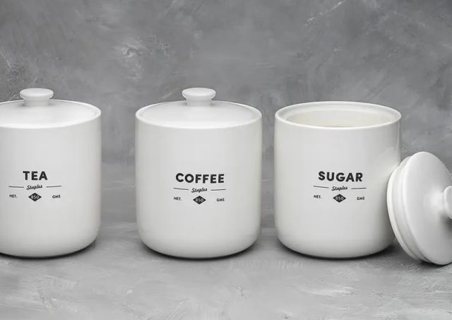 Kitchen storage jars