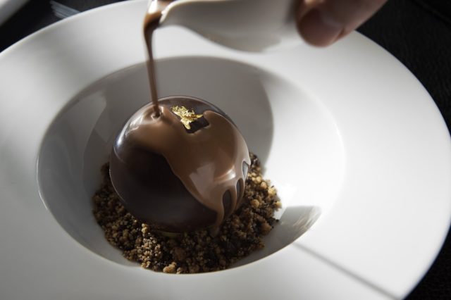 This BLACK Bar and Grill dessert couldn't look anymore indulgent