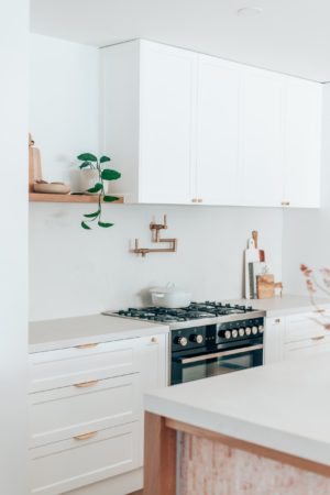 Dated Melbourne kitchen now a fresh pink and timber dream - The ...