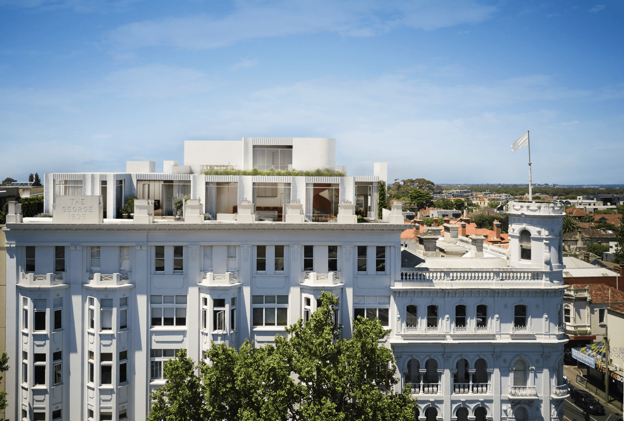 A sneak peak of the stunning new penthouse atop St Kilda heritage building The Interiors Addict