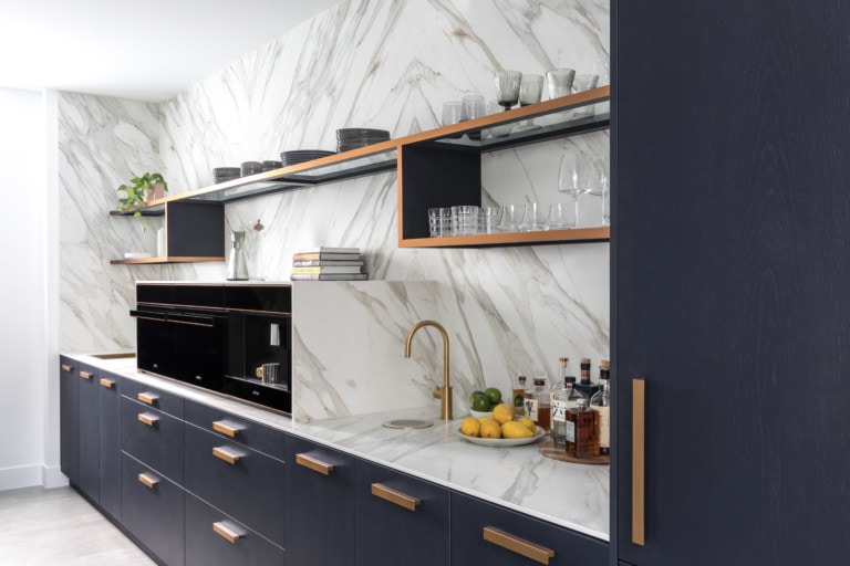 Metallic and marble: Bespoke materials star in award-winning Sydney kitchen