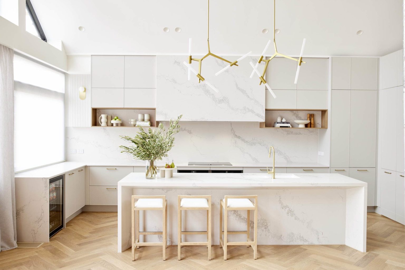 The Block 2021: Kirsty and Jesse's insanely good navy kitchen! - The ...