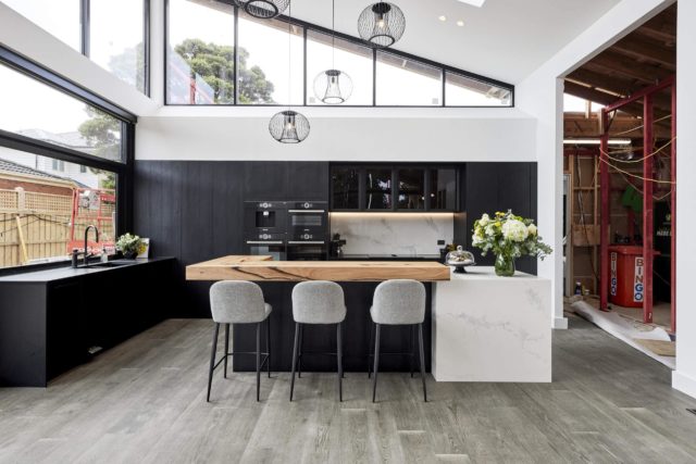 The Block 2021: Kirsty and Jesse's insanely good navy kitchen