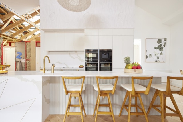 The Block 2021: Kirsty and Jesse's insanely good navy kitchen