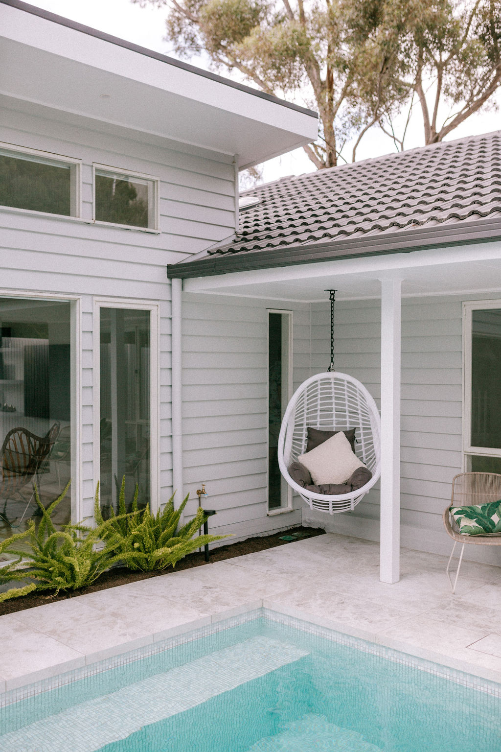 Real Dads of Melbourne's new holiday house pool The