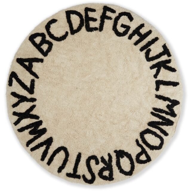 Big W round rug