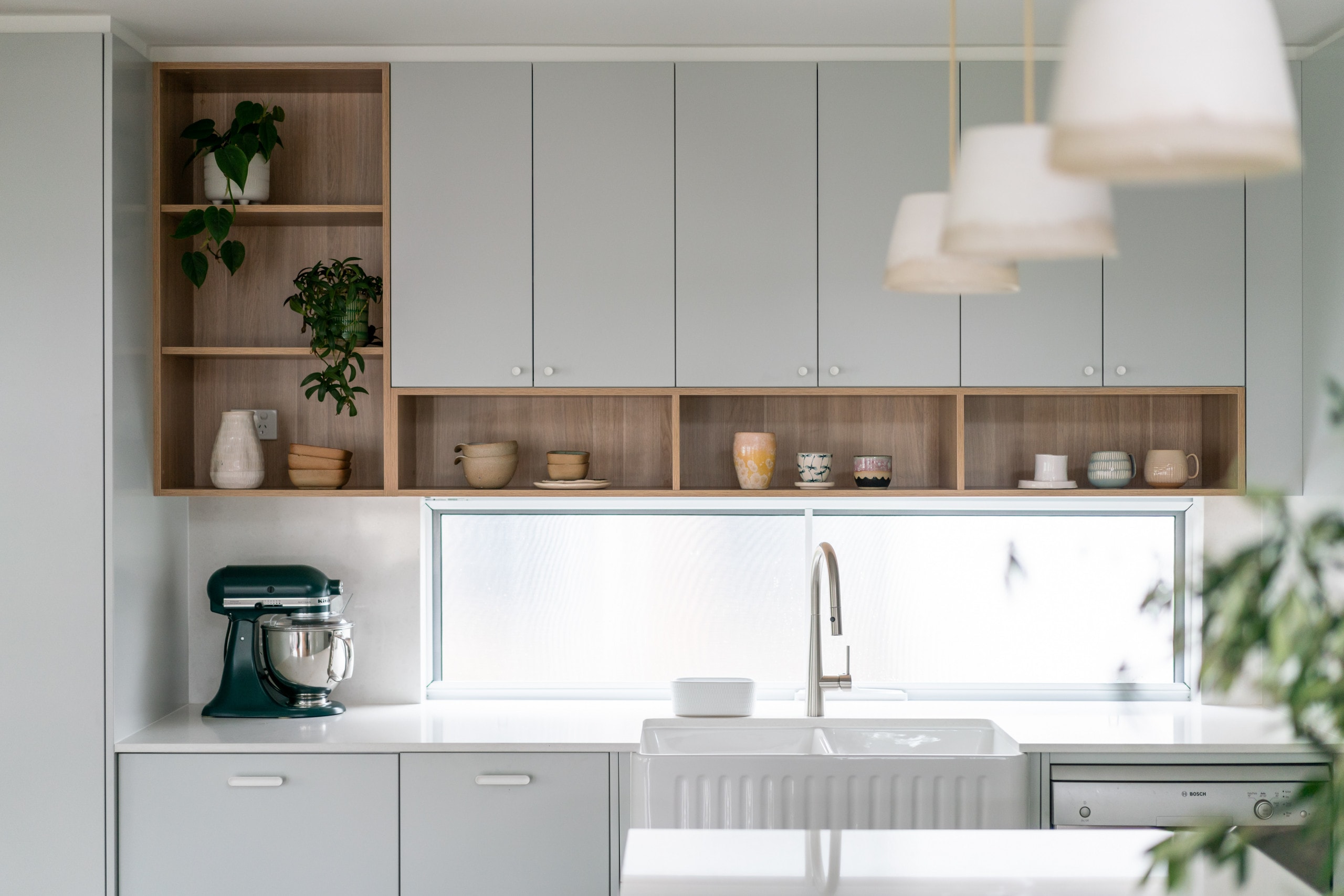 A recent kitchen renovation