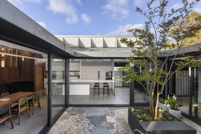 The gorgeous internal courtyard