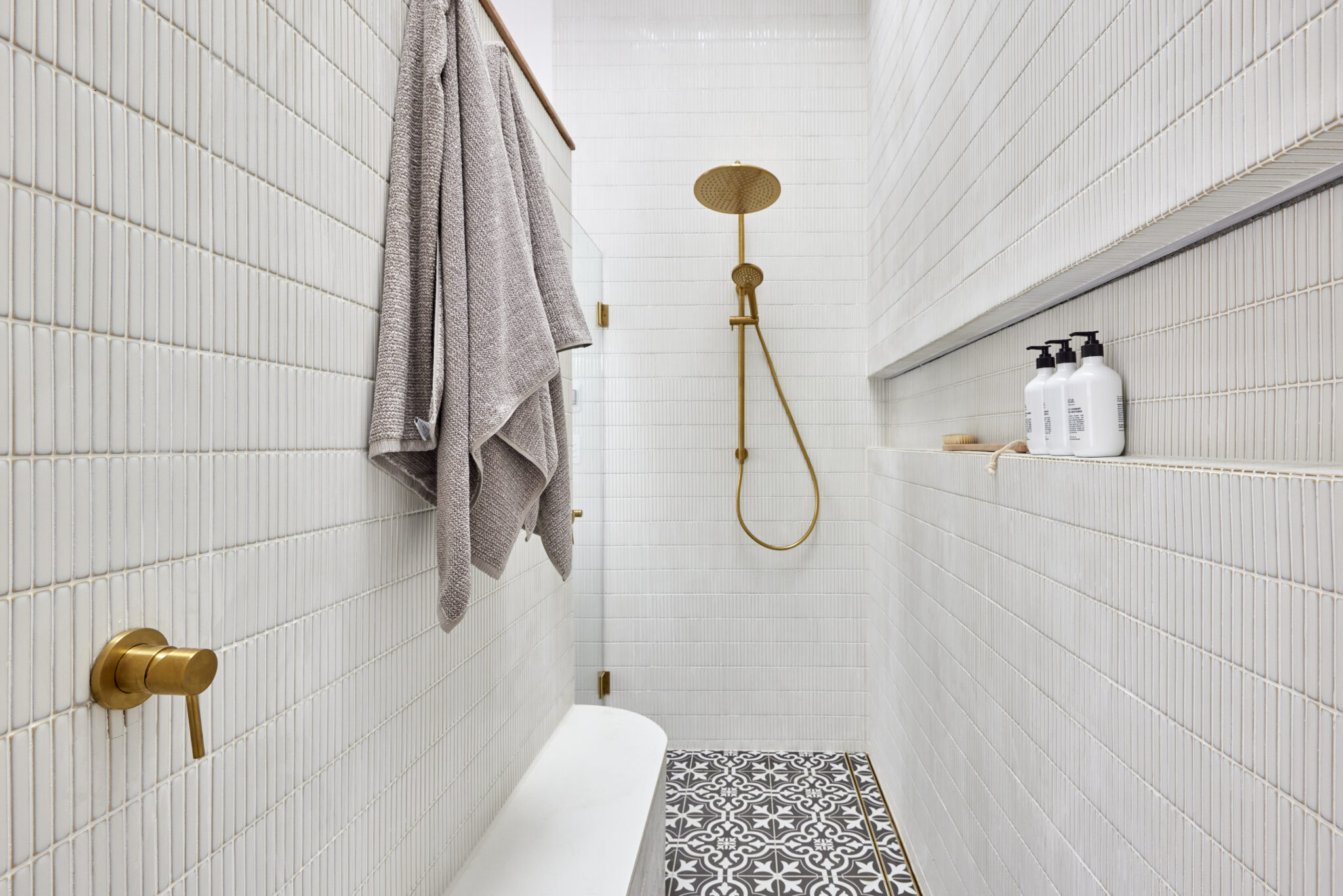 Master ensuite reveals: The Block tree change 2022 - The Interiors Addict