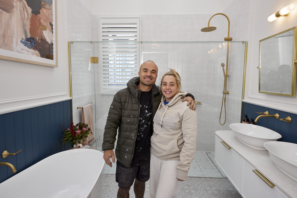The Block 2022 tree change main bathroom reveals The Interiors Addict