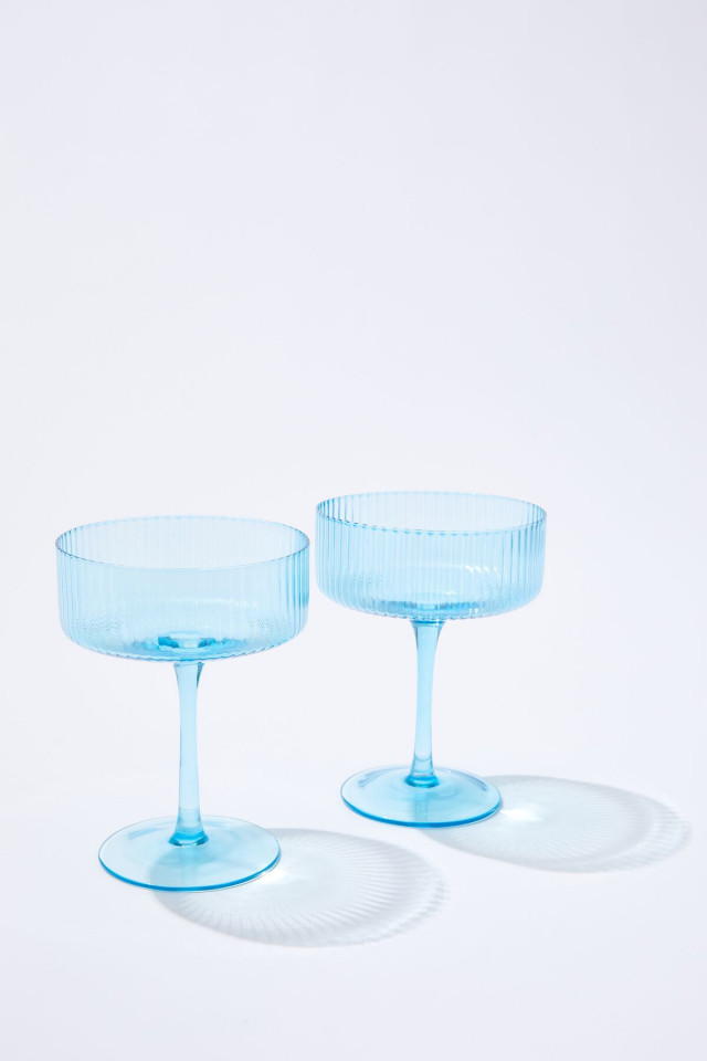 Typo cocktail glasses