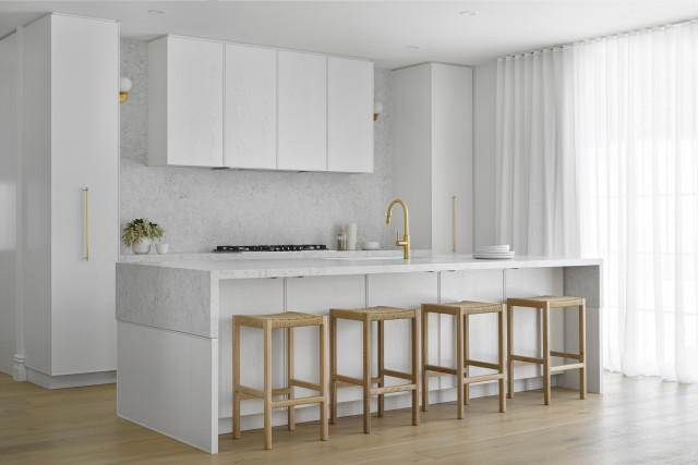 Modern Hamptons Style How To Bring It Into The Kitchen The Interiors   Zephyr Kitchen 640x427 