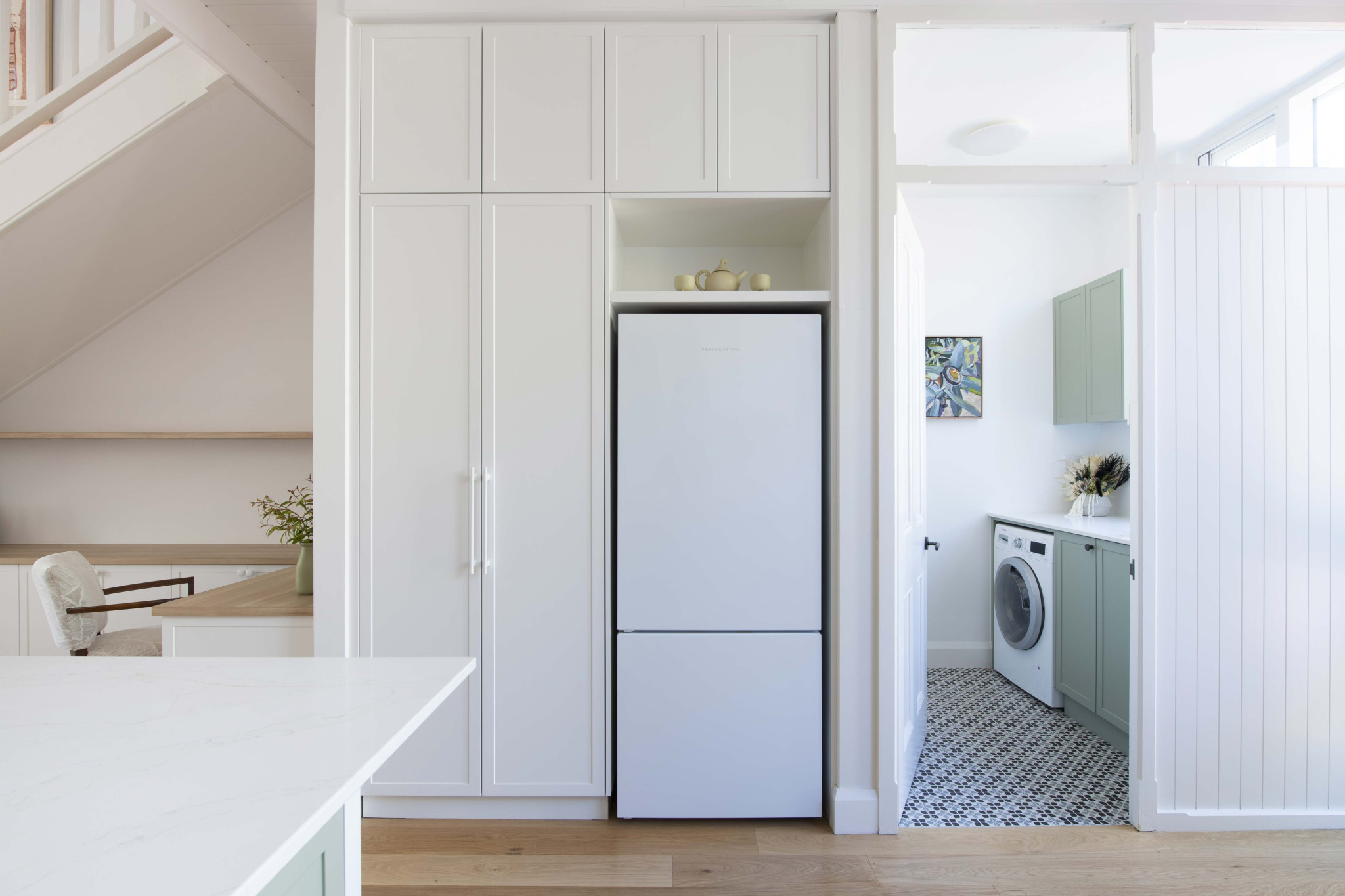 Kitchen and laundry