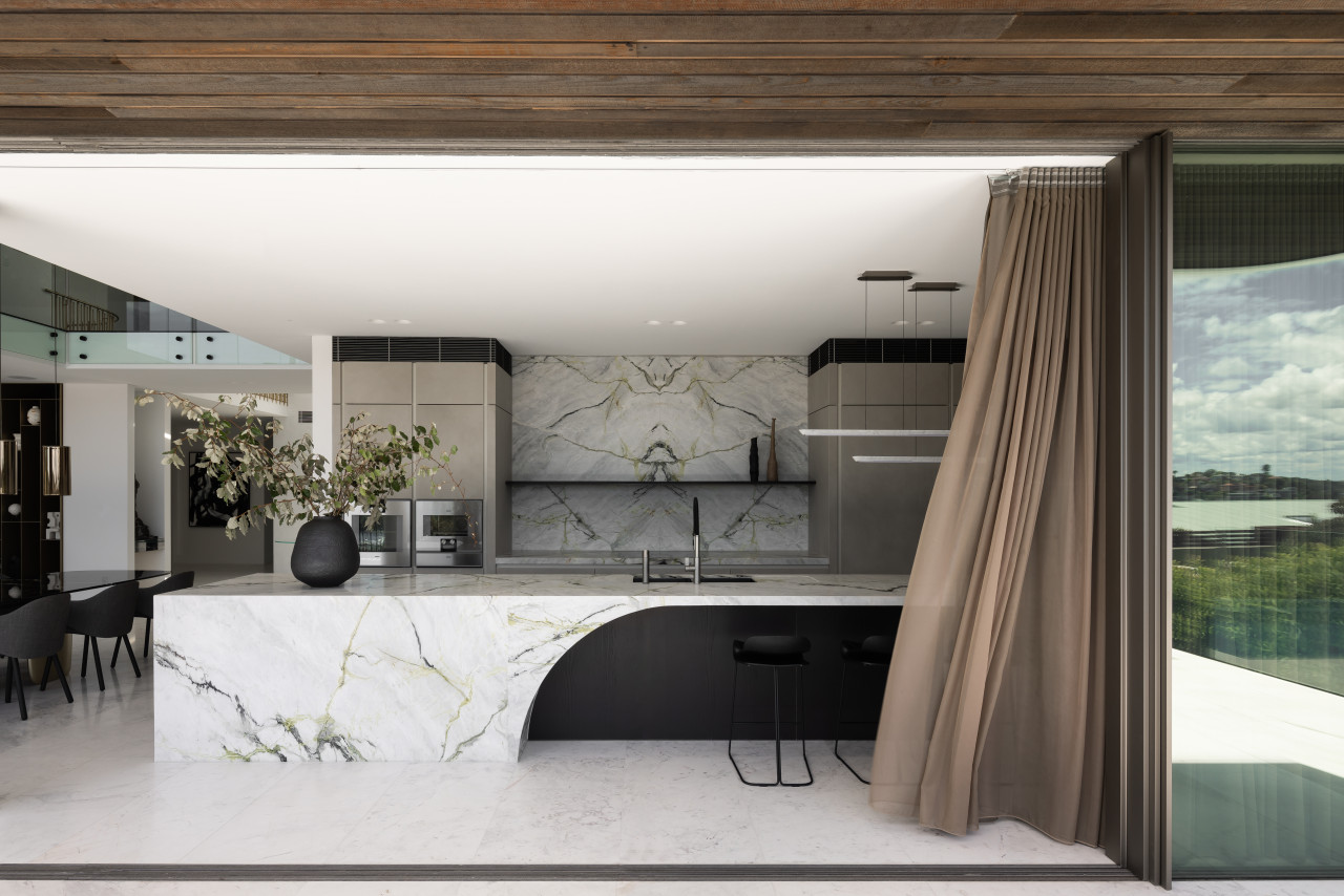 Curves define luxury waterfront Sydney home The Interiors Addict