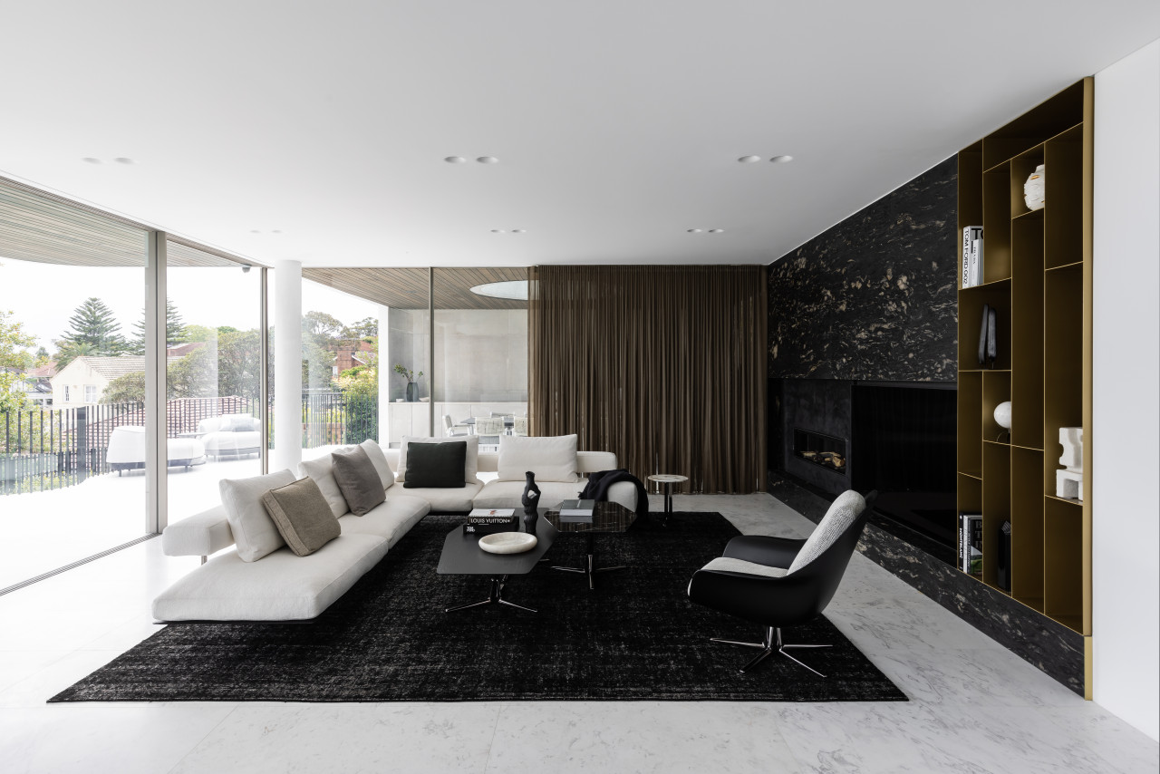 Curves define luxury waterfront Sydney home The Interiors Addict