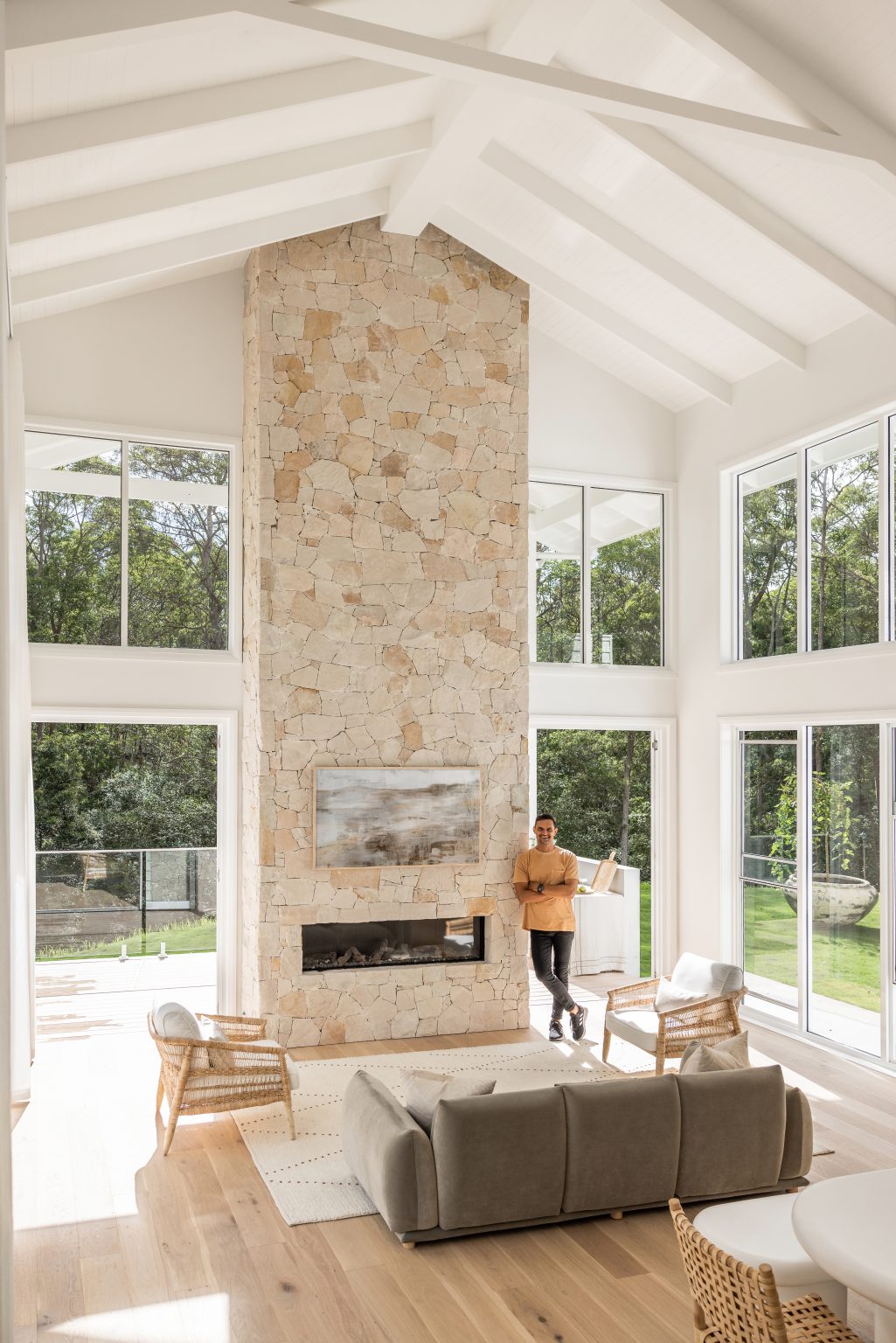 Old and new parts of home brought together to flow with nature - The ...