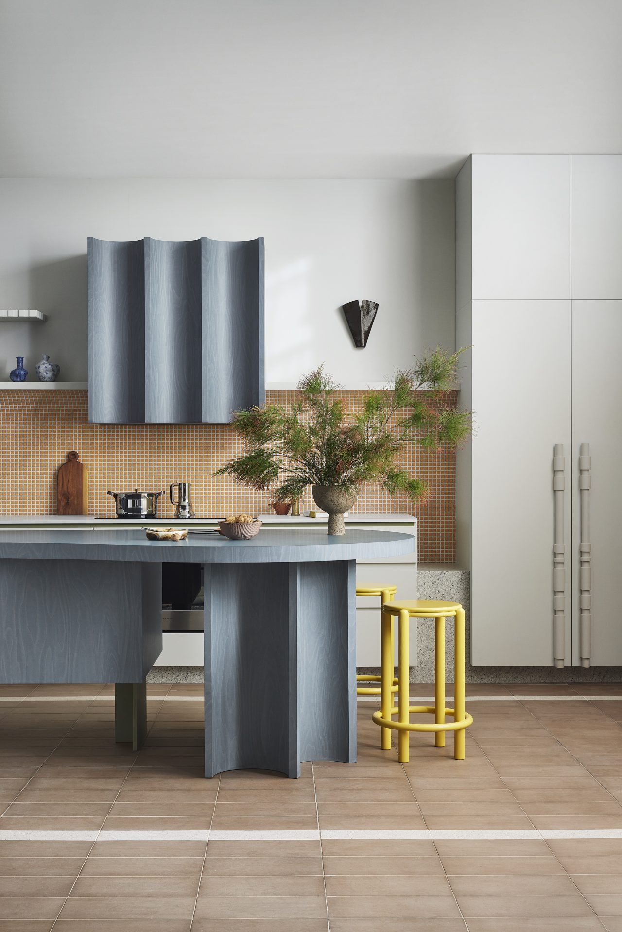A playful approach to colour in a kitchen design - The Interiors Addict